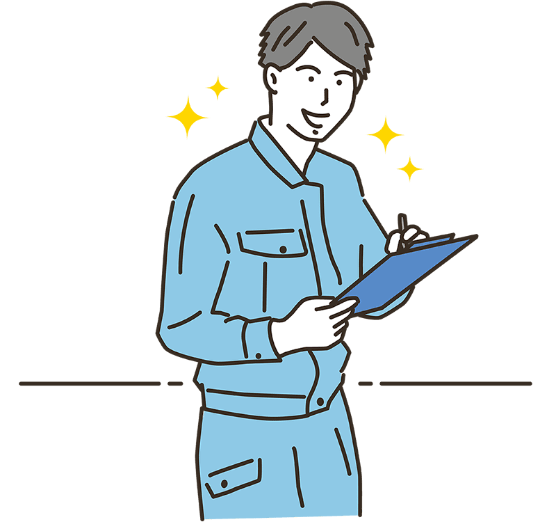 小さなヒビ・キズに対応イメージ